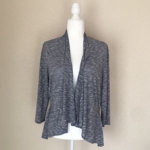 Christine Gerard open front waterfall cardigan